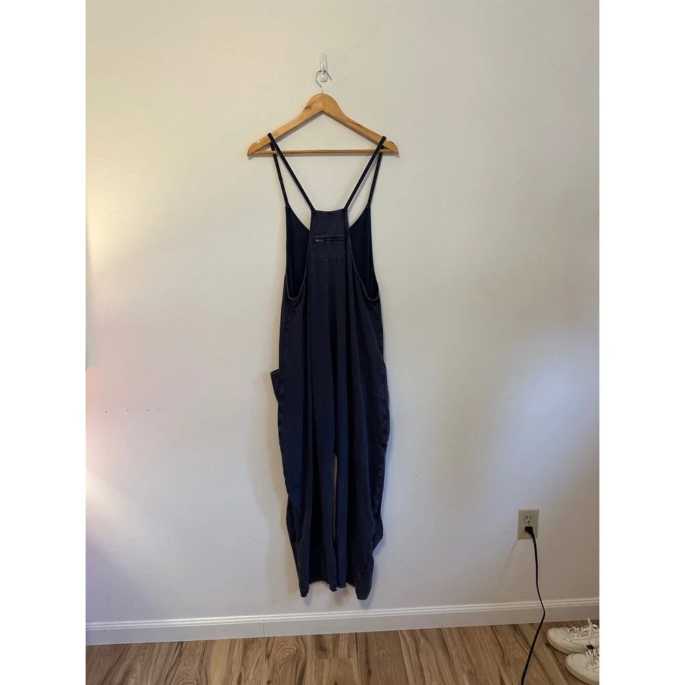 FP Movement x Free People Hot Shot Onesie in Supernova Navy Blue | Size Large